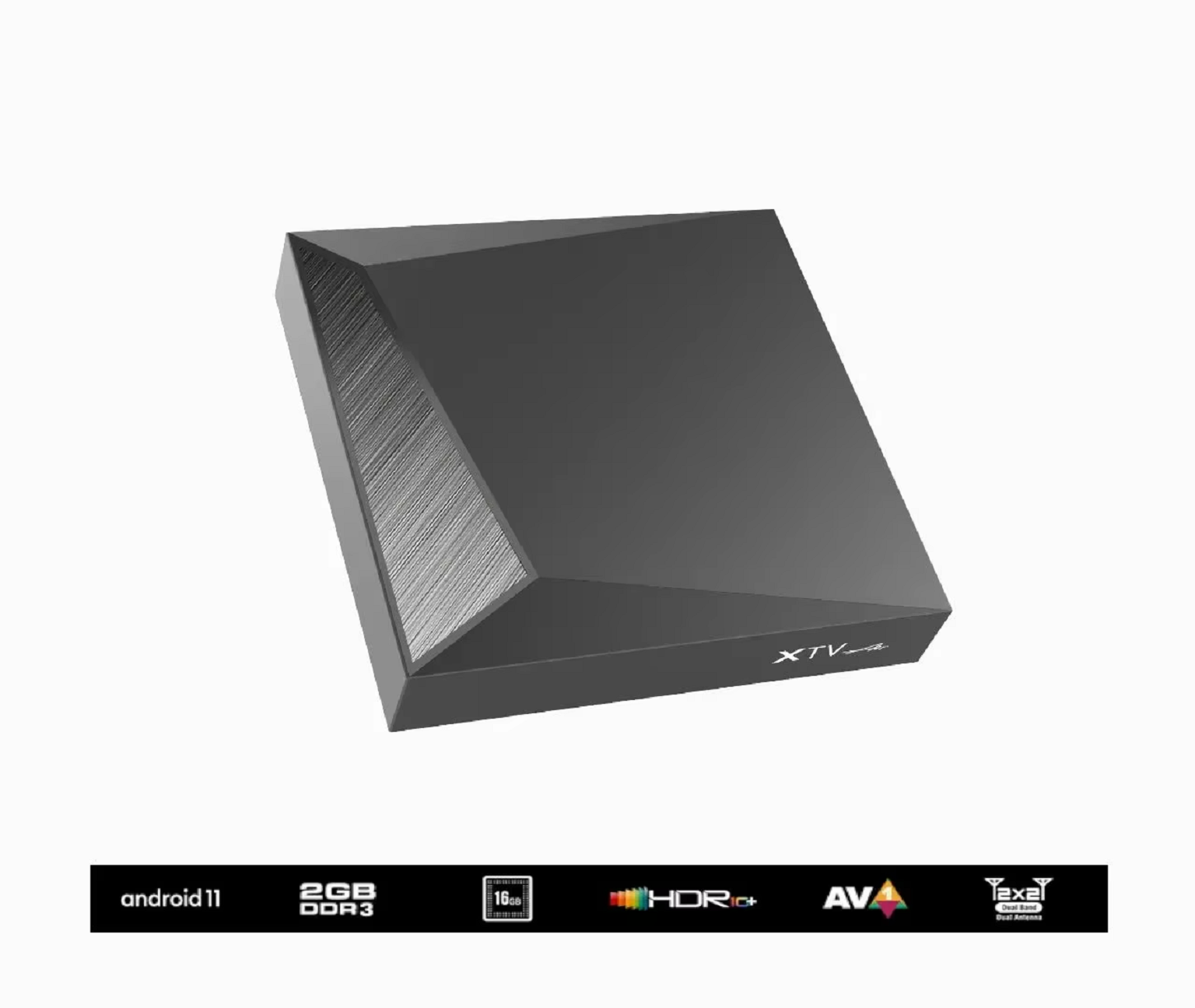 XTV AIR Android 11.0 TV BOX Streaming Set top Box S905W2 Media Player 