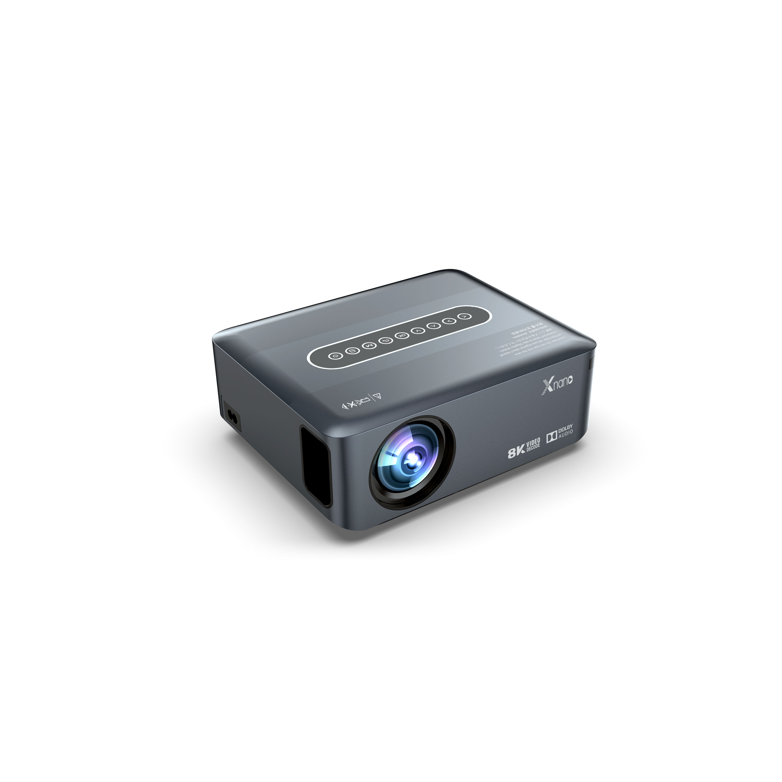 X1 Android 9 4.5'' LCD Projector Native Solution 1080P T972 2.4G/5G WIFI IEEE 802.11 Bluetooth 4.2 8K Mini Projector