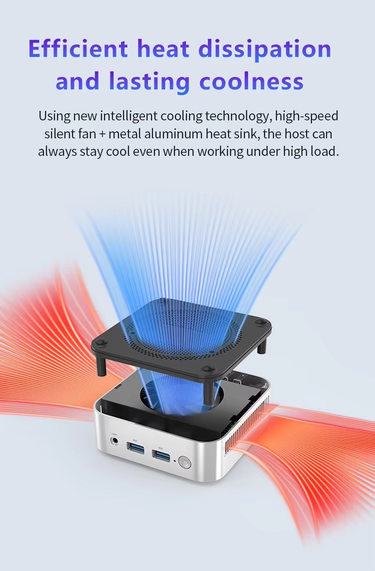 C0B Mini PC Intel N150 4K WiFi 6 DDR4 Gaming Desktop Newest Mini Computer Support Customization AU/US/EU/UK Plug